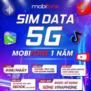 Sim 5G Mobifone 1 năm gói 12V135